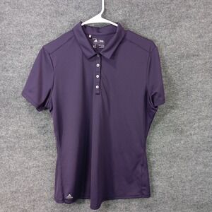 Adidas Golf Women's XL Purple Collared Polo Athletic Sports Performance Shirt
